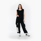 AKH 6556 Trousers, Black and White