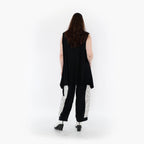AKH 6556 Trousers, Black and White
