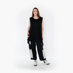 AKH 6556 Trousers, Black and White