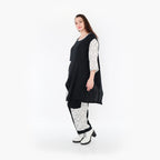 AKH Fashion Shirt 6894 Adelina, Schwarz/Weiß