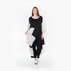 AKH Fashion Shirt 6894 Adelina, Schwarz/Weiß