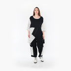 AKH Fashion Shirt 6894 Adelina, Schwarz/Weiß
