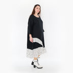 AKH Fashion Kleid 7024 Adelina, Schwarz/Weiß