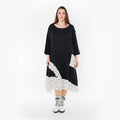 AKH Fashion Kleid 7024 Adelina, Schwarz/Weiß