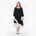 AKH Fashion Kleid 7024 Adelina, Schwarz/Weiß