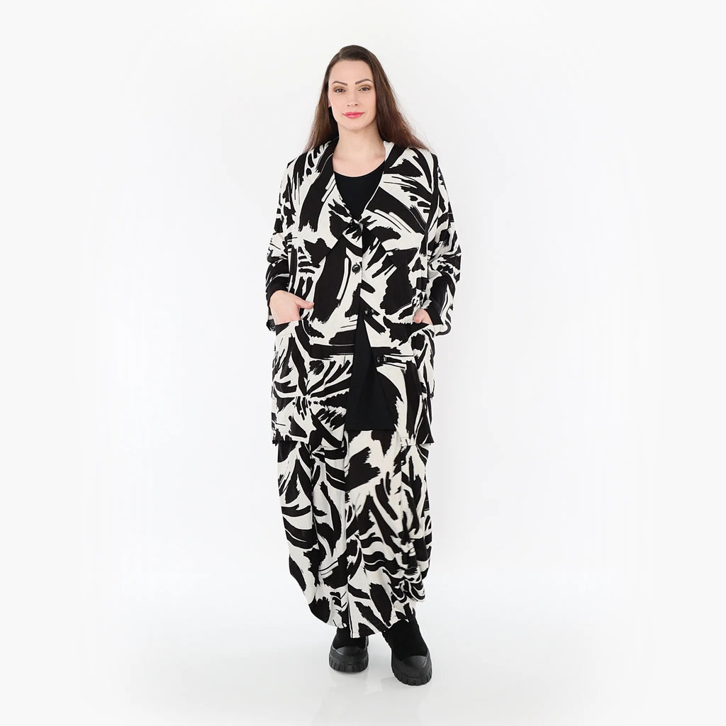 AKH Fashion Jacke 6070 Liora, Ecru/Schwarz