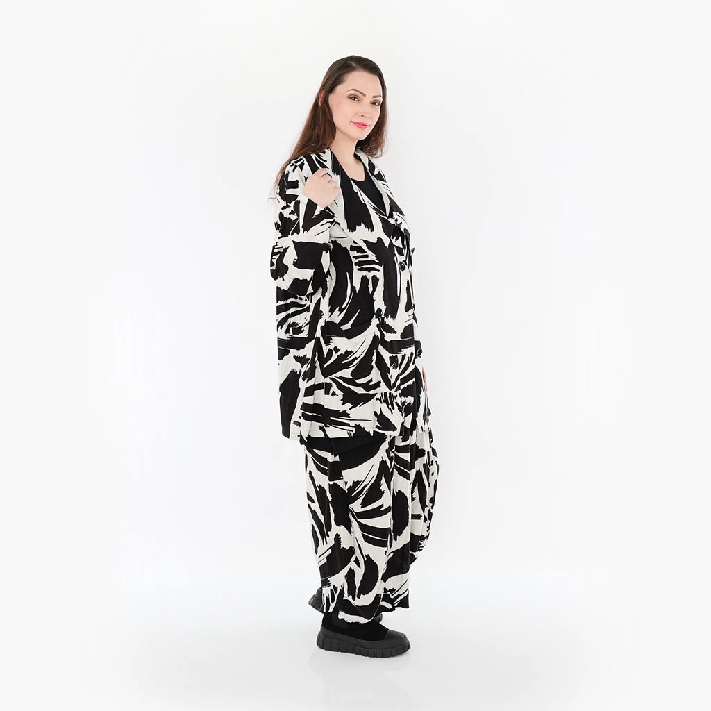 AKH Fashion Jacke 6070 Liora, Ecru/Schwarz