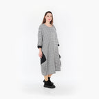 Robe AKH 2088, noire et blanche