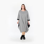 Robe AKH 2088, noire et blanche