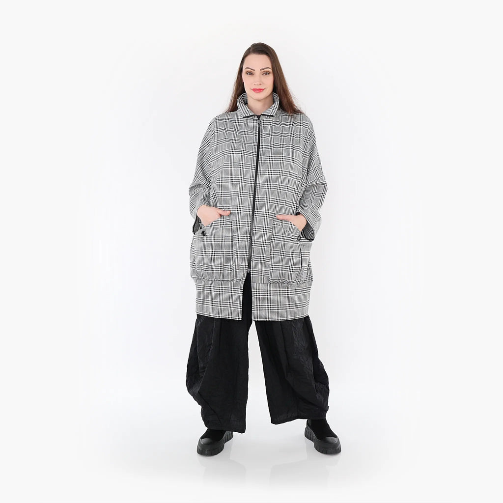 AKH 6550 Jacke, Schwarz-Weiß