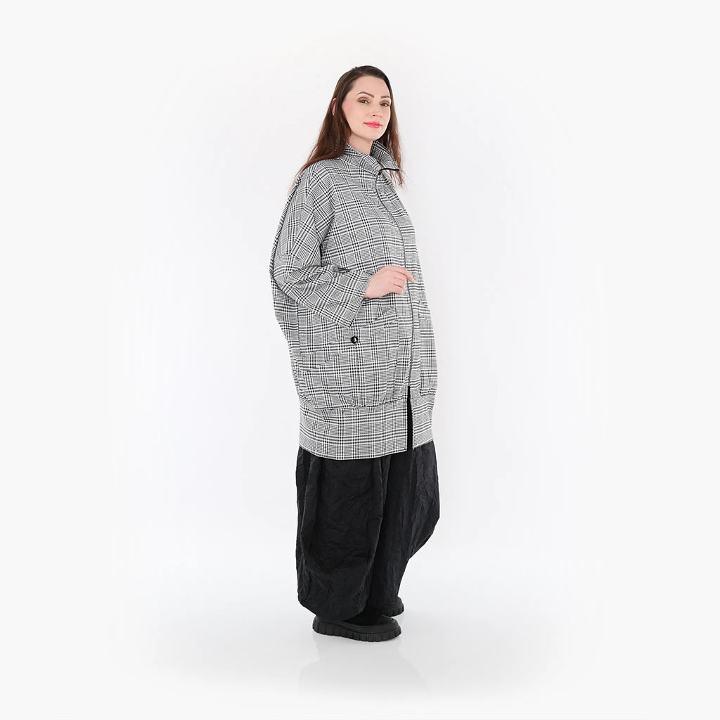 AKH 6550 Jacke, Schwarz-Weiß