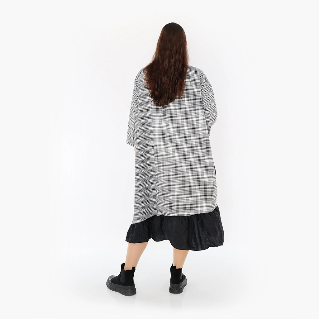 AKH Fashion Kleid 7024 Dominion, Schwarz/Weiß