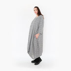 AKH Fashion Kleid 7033 Dominion, Schwarz/Weiß