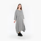 AKH Fashion Kleid 7033 Dominion, Schwarz/Weiß