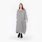 AKH Fashion Kleid 7033 Dominion, Schwarz/Weiß