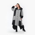 AKH Fashion Mantel 7034 Dominion, Schwarz/Weiß