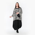 AKH Fashion Shirt 7037 Pixela, Ecru/Schwarz