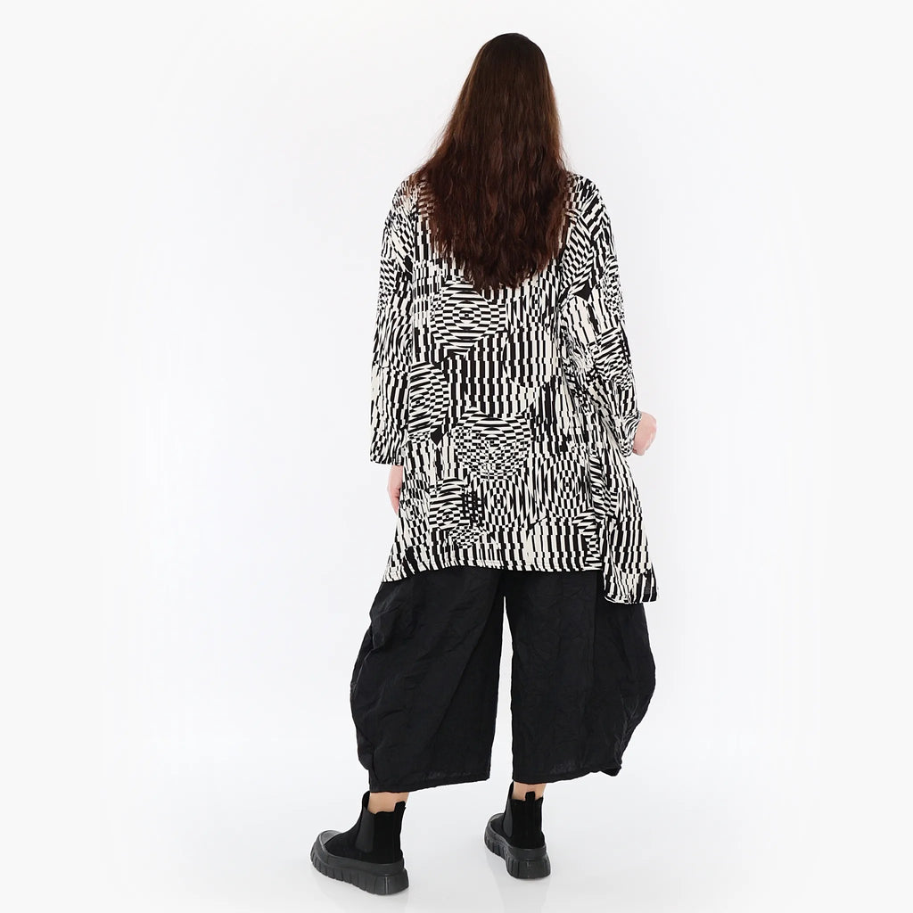 Veste AKH 7038, écru-noir