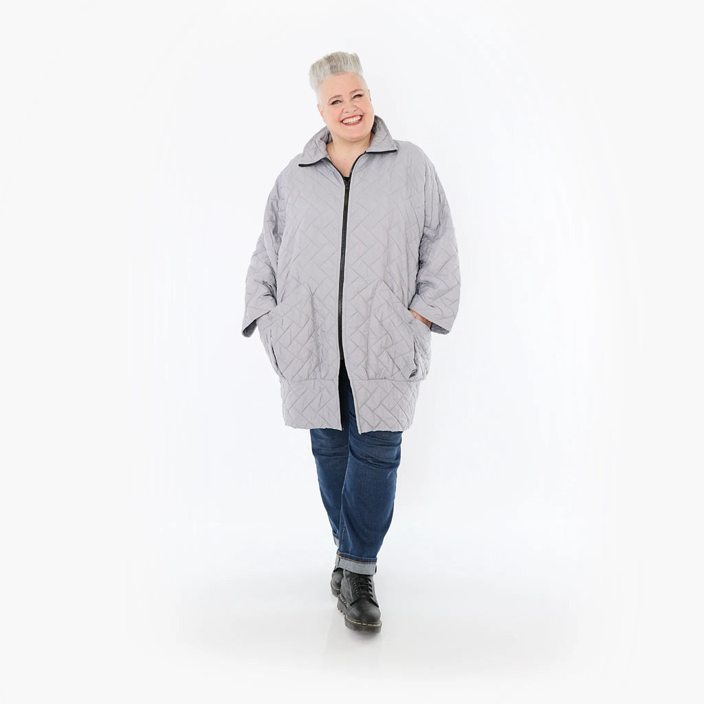 AKH Fashion 6550 Jacket, Light Grey
