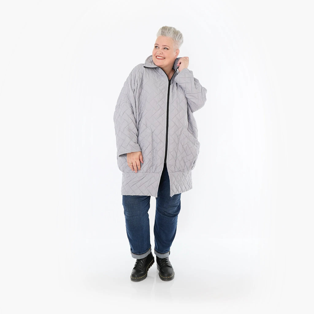 AKH Fashion 6550 Jacket, Light Grey