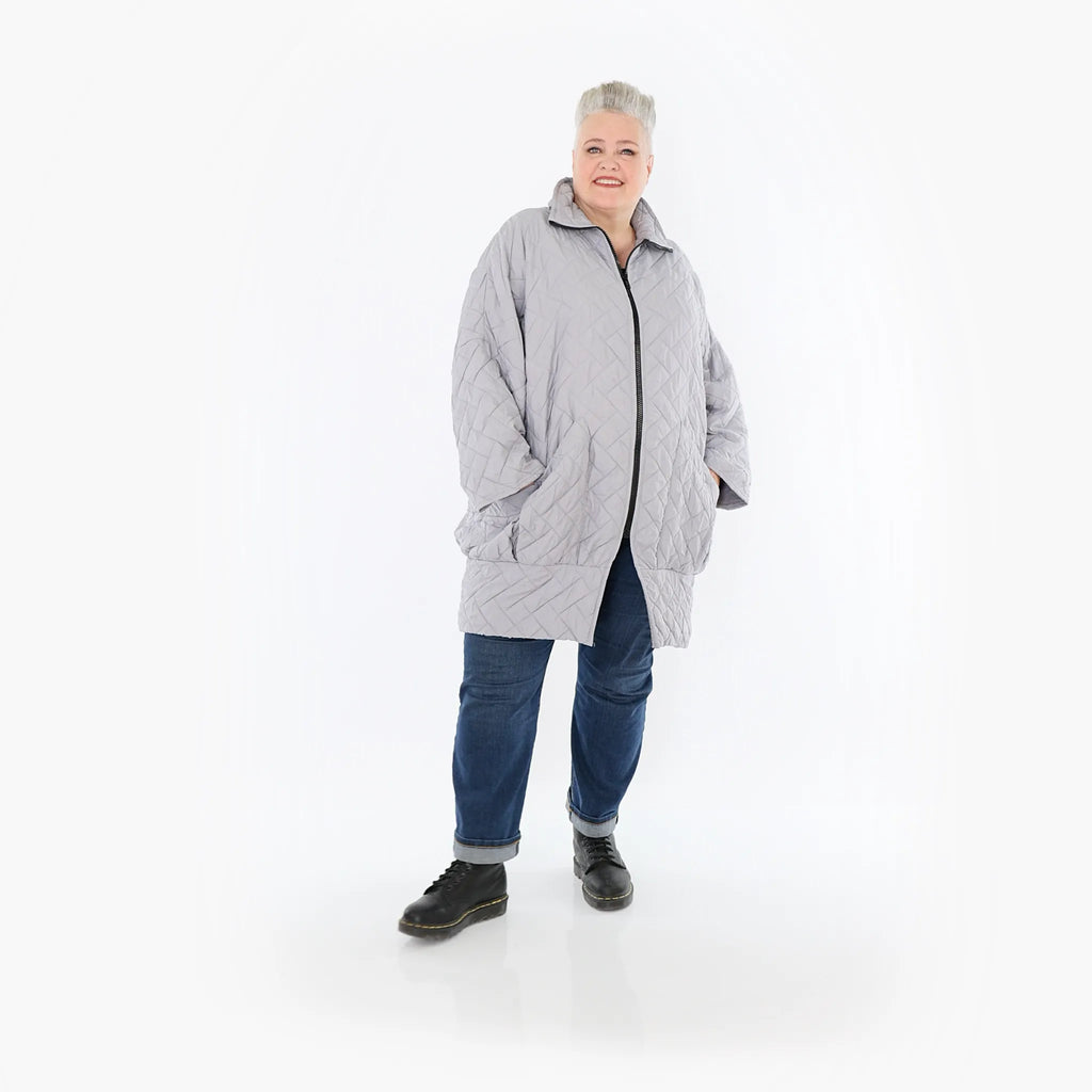 AKH Fashion 6550 Jacket, Light Grey