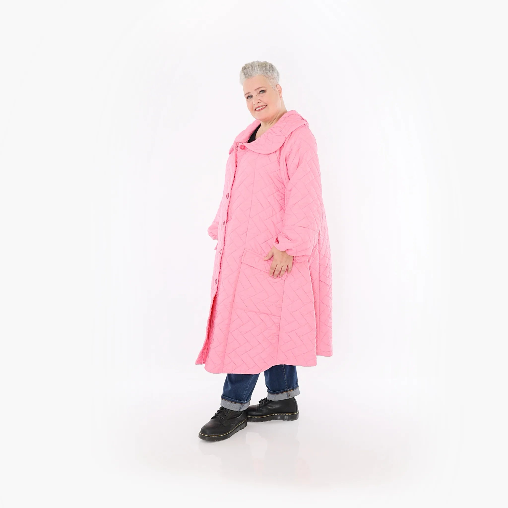 AKH Fashion 7034 Coat, Pink