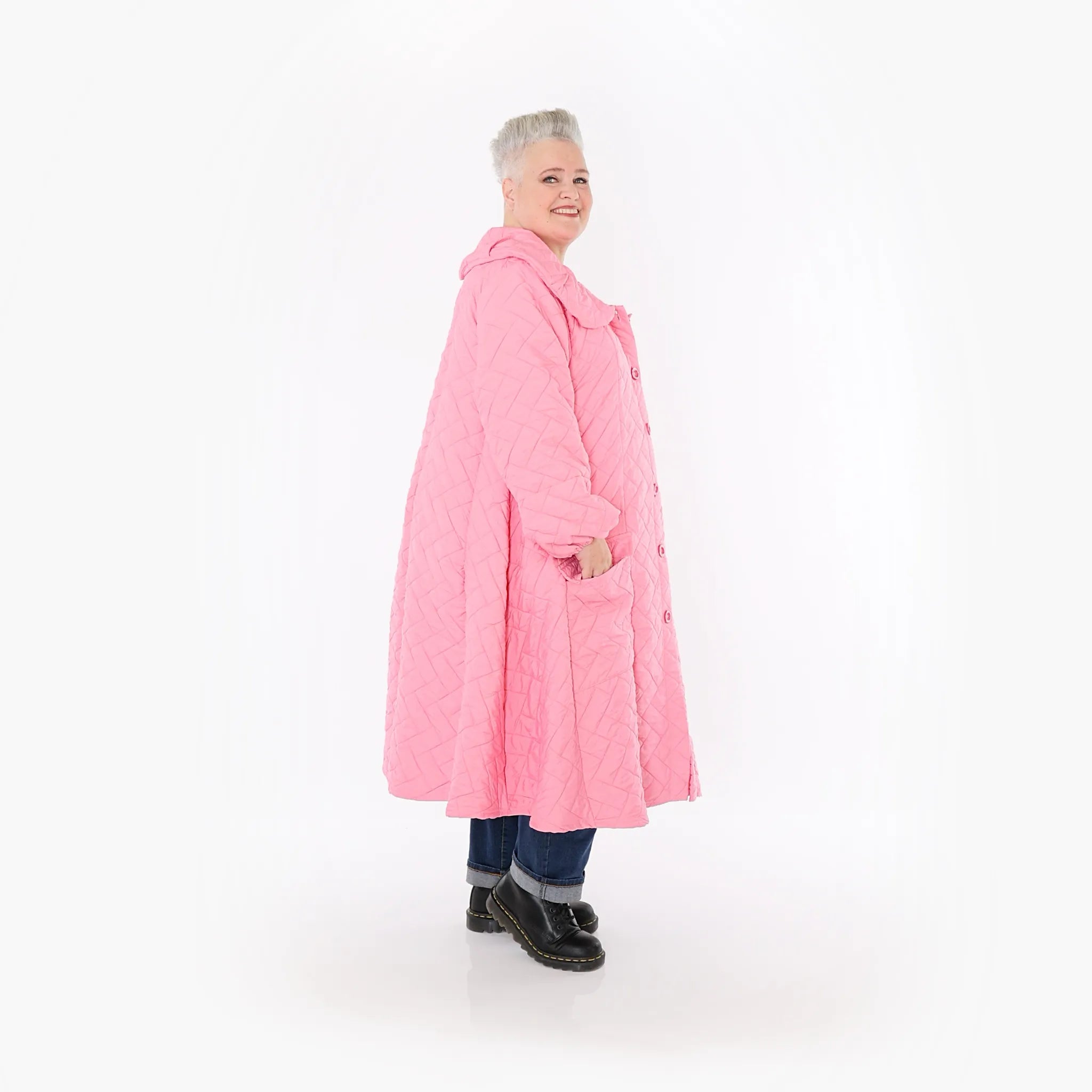 AKH Fashion 7034 Coat, Pink