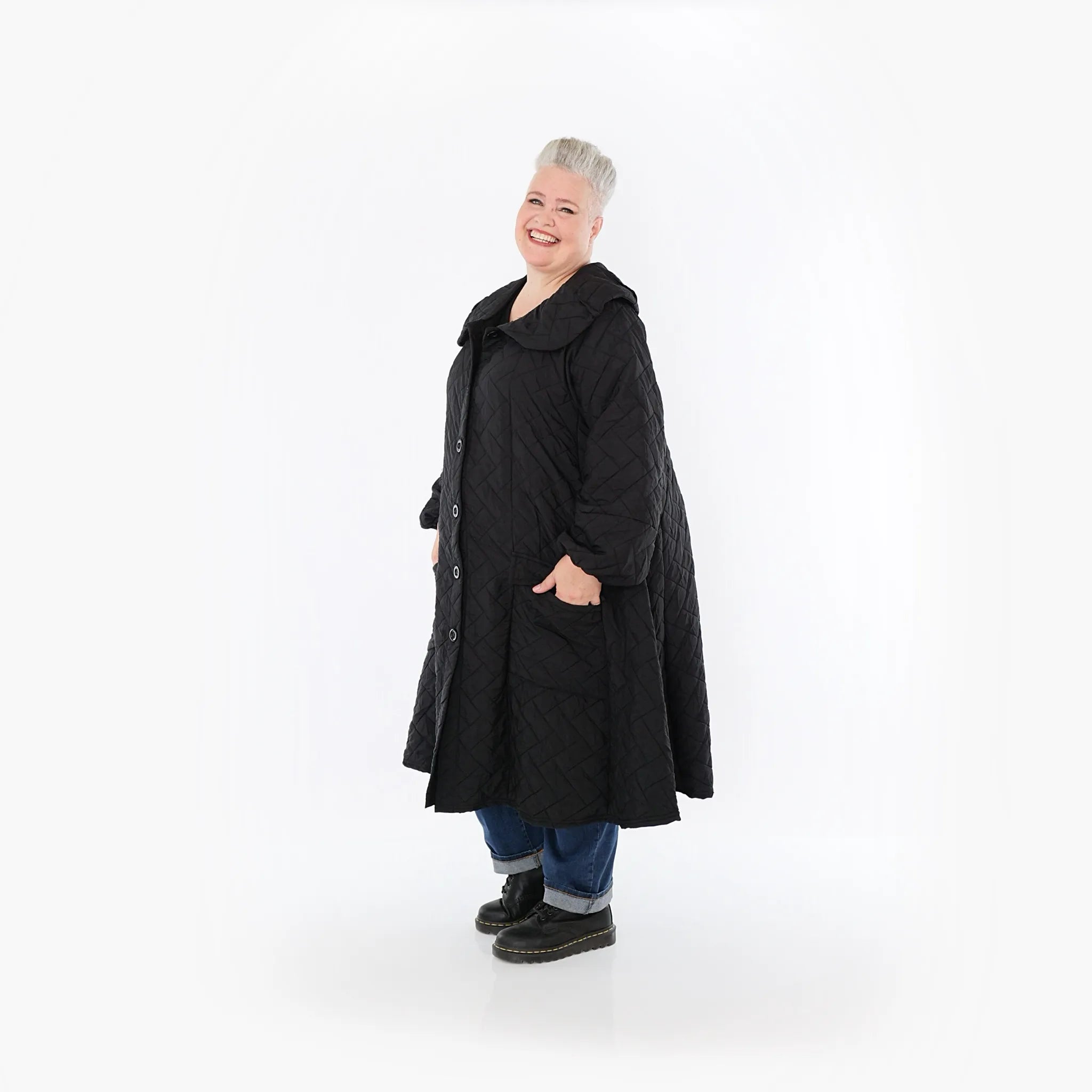 AKH Fashion Mantel 7034 Mirage, Schwarz