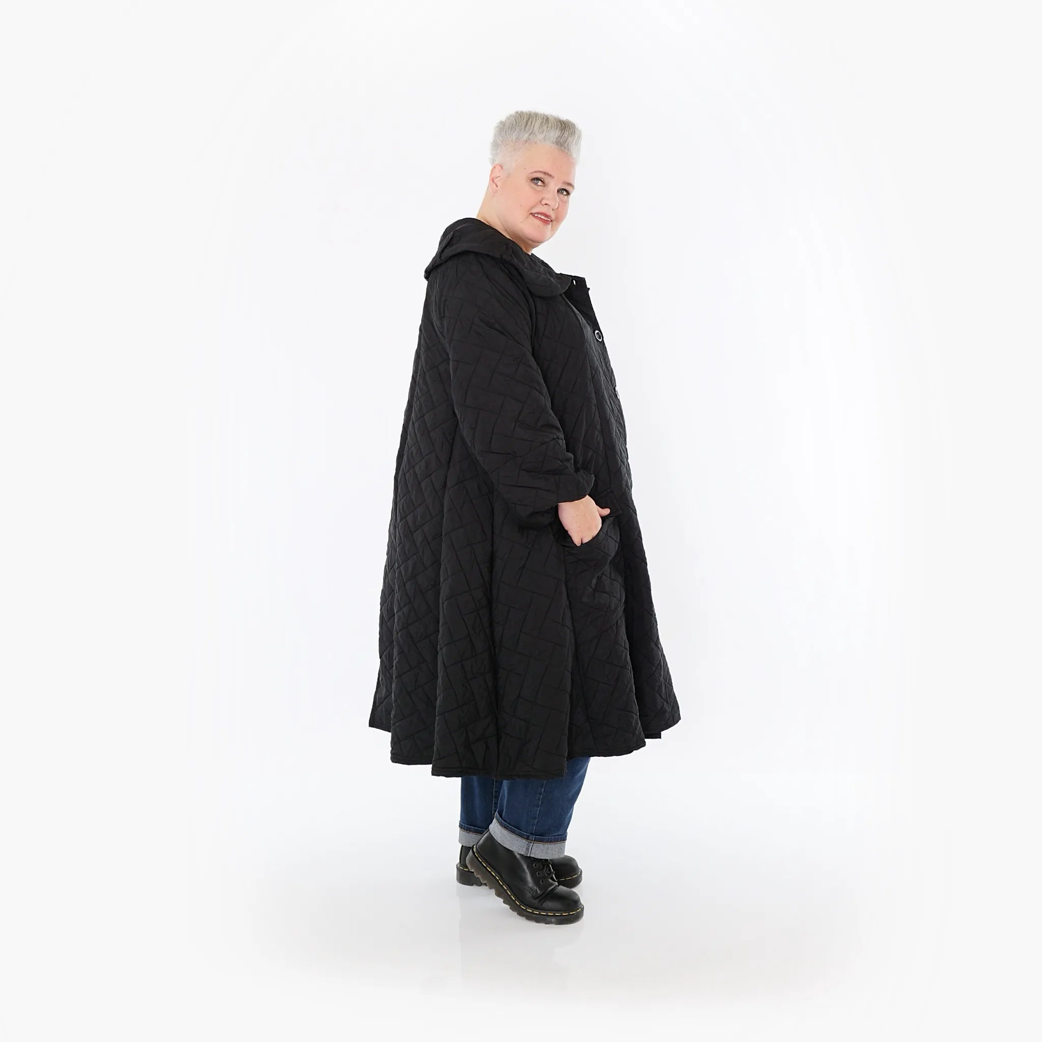 AKH Fashion Mantel 7034 Mirage, Schwarz