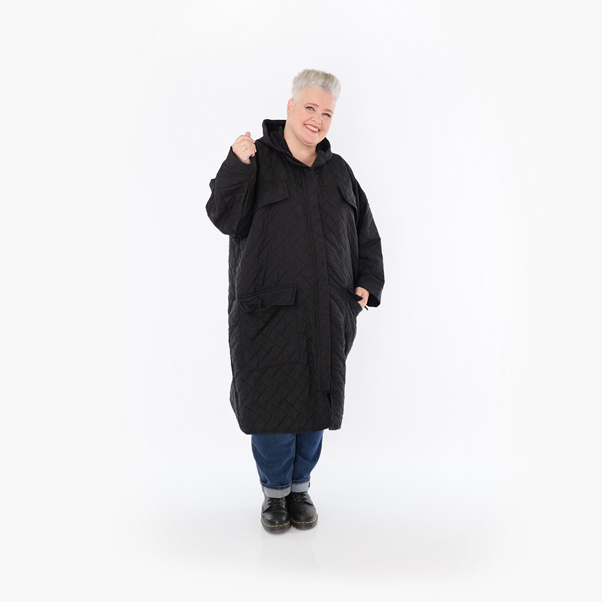 AKH Fashion Mantel 7044 Mirage, Schwarz