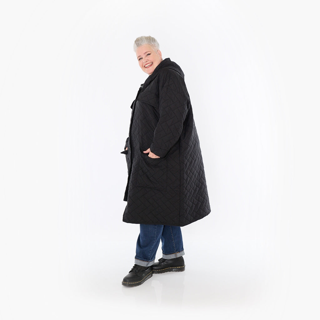 AKH Fashion Mantel 7044 Mirage, Schwarz