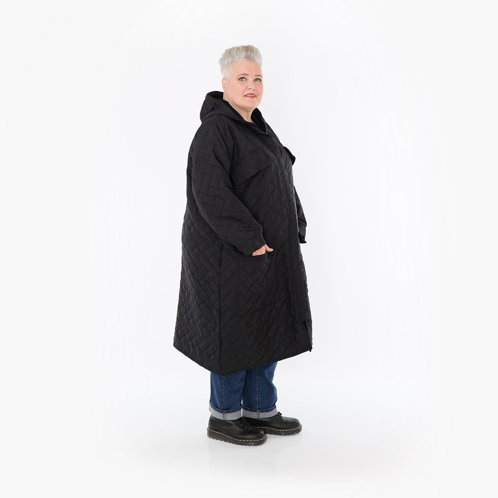 AKH Fashion Mantel 7044 Mirage, Schwarz