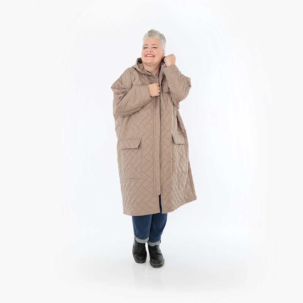 AKH Fashion 7044 coat, cognac
