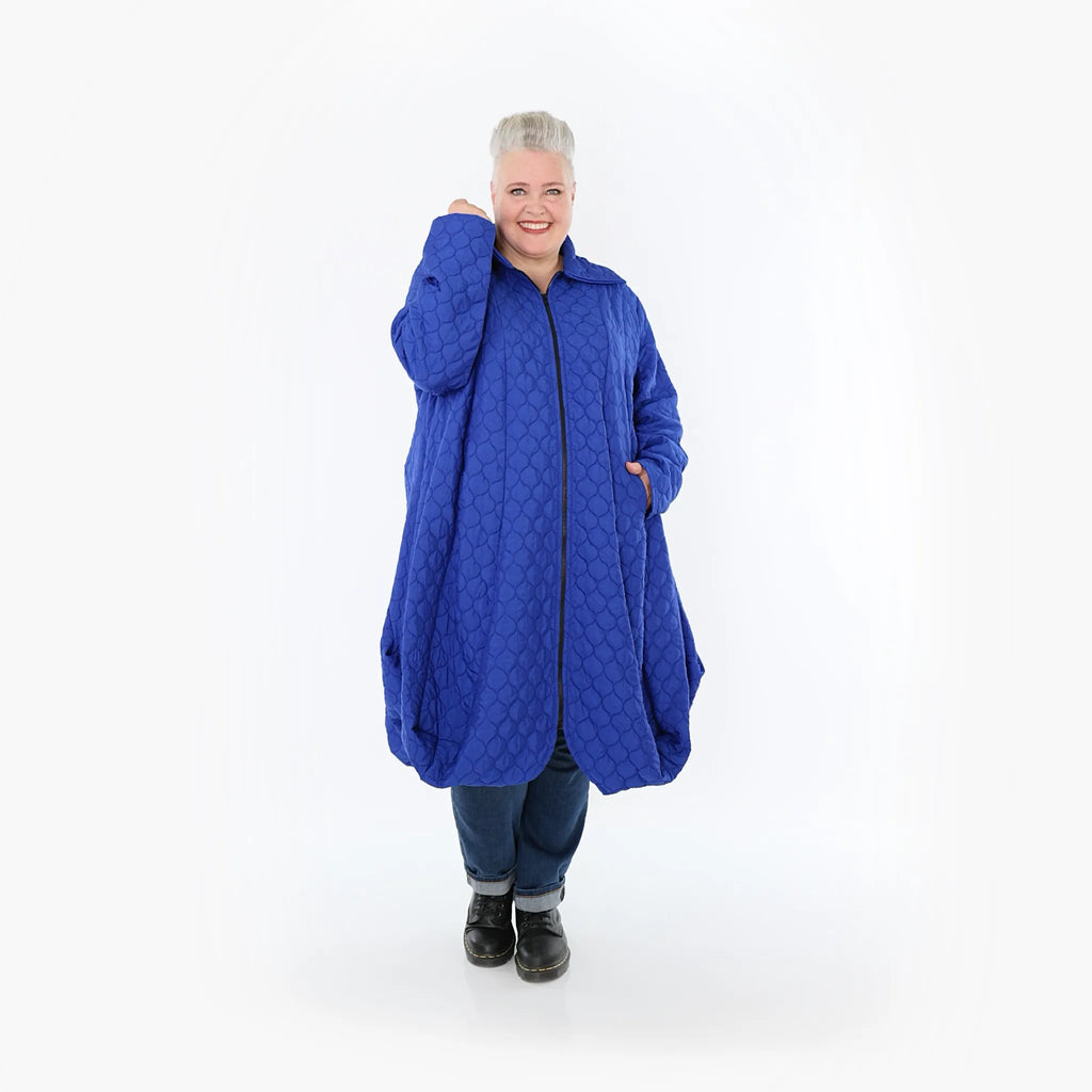 AKH Fashion Mantel 1424 Cloudy, Royalblau