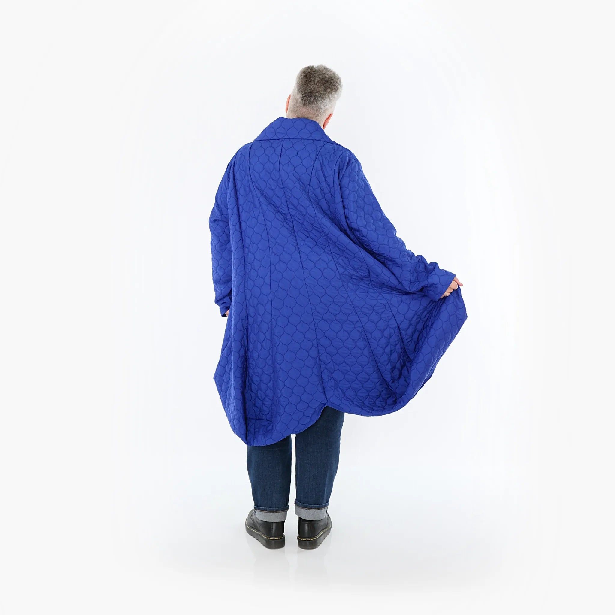 AKH Fashion Mantel 1424 Cloudy, Royalblau