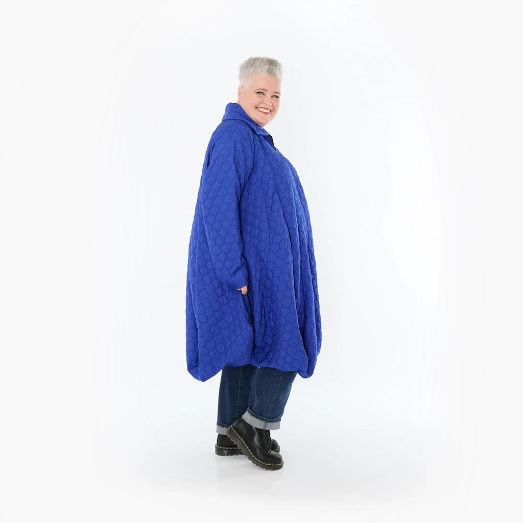 AKH Fashion Mantel 1424 Cloudy, Royalblau