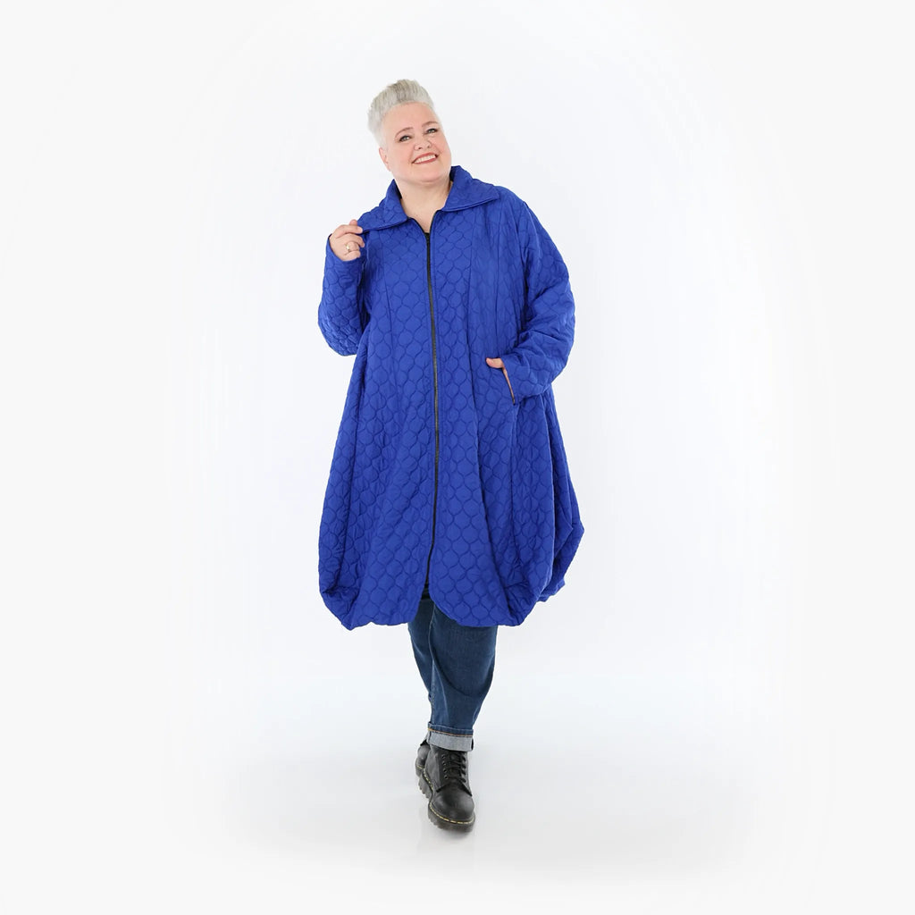 AKH Fashion Mantel 1424 Cloudy, Royalblau