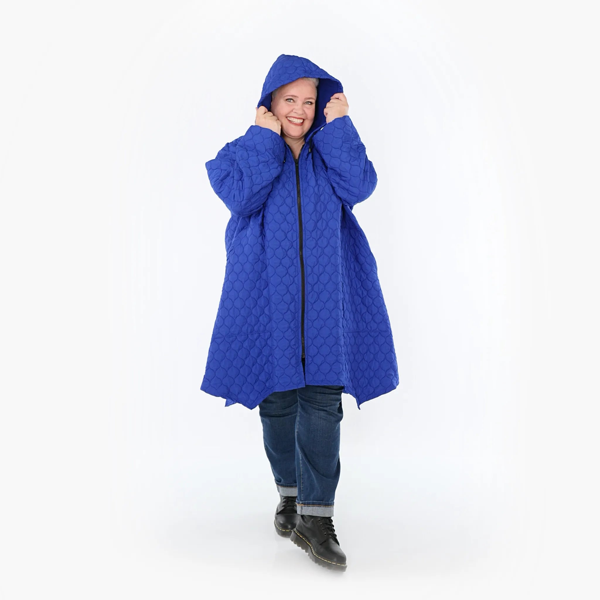 AKH Fashion Mantel 7043 Cloudy, Royalblau