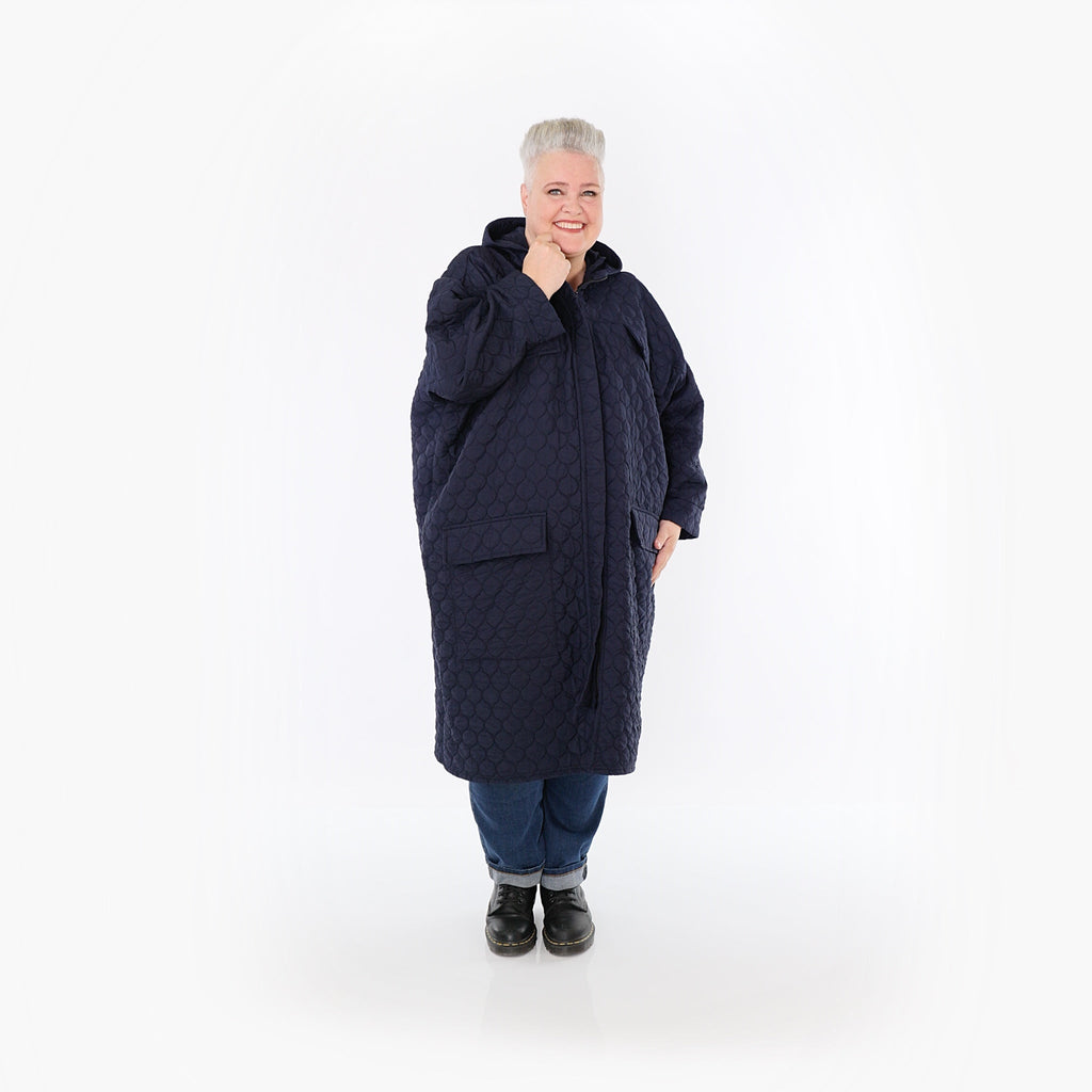 AKH Fashion Mantel 7044 Cloudy, Navy