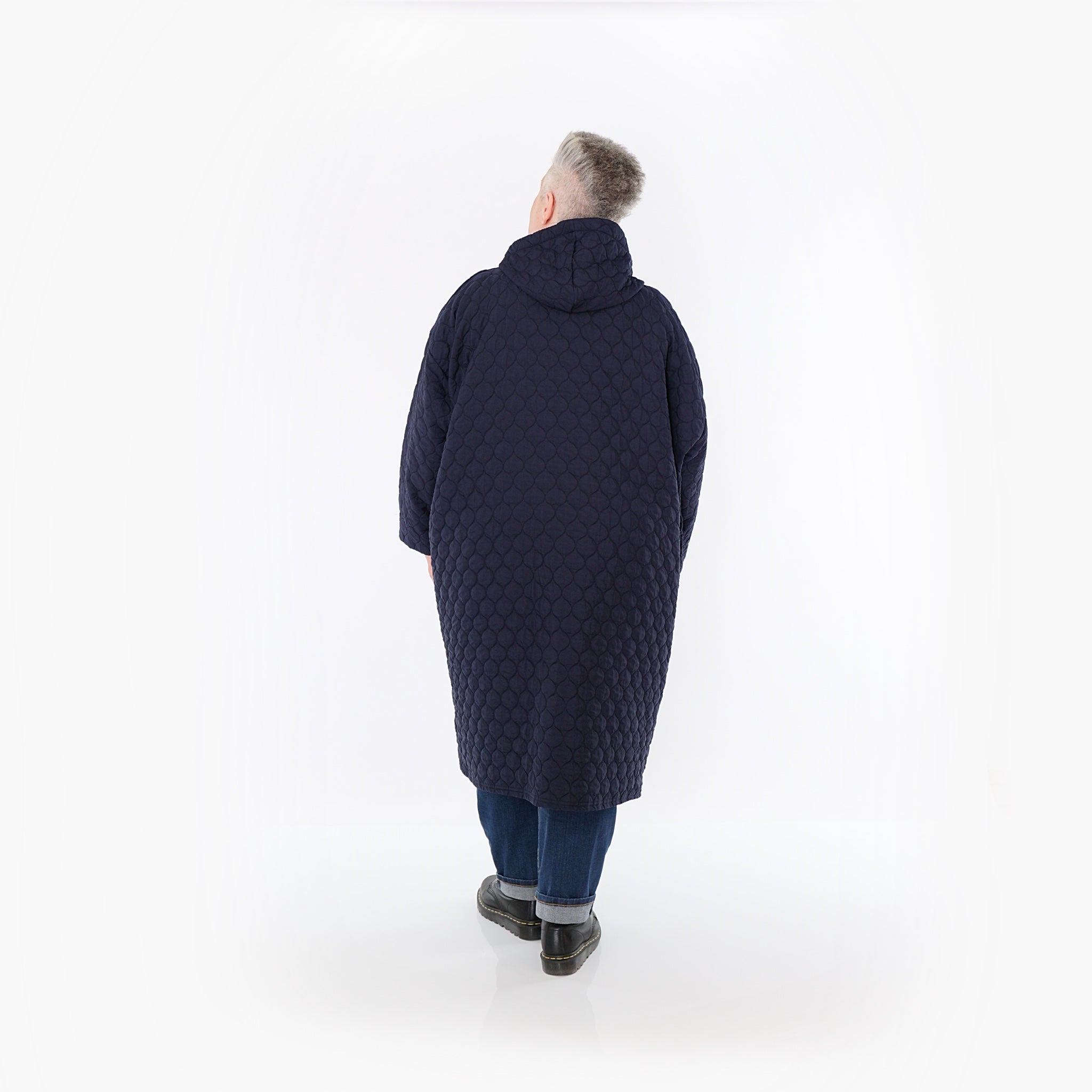 AKH Fashion Mantel 7044 Cloudy, Navy