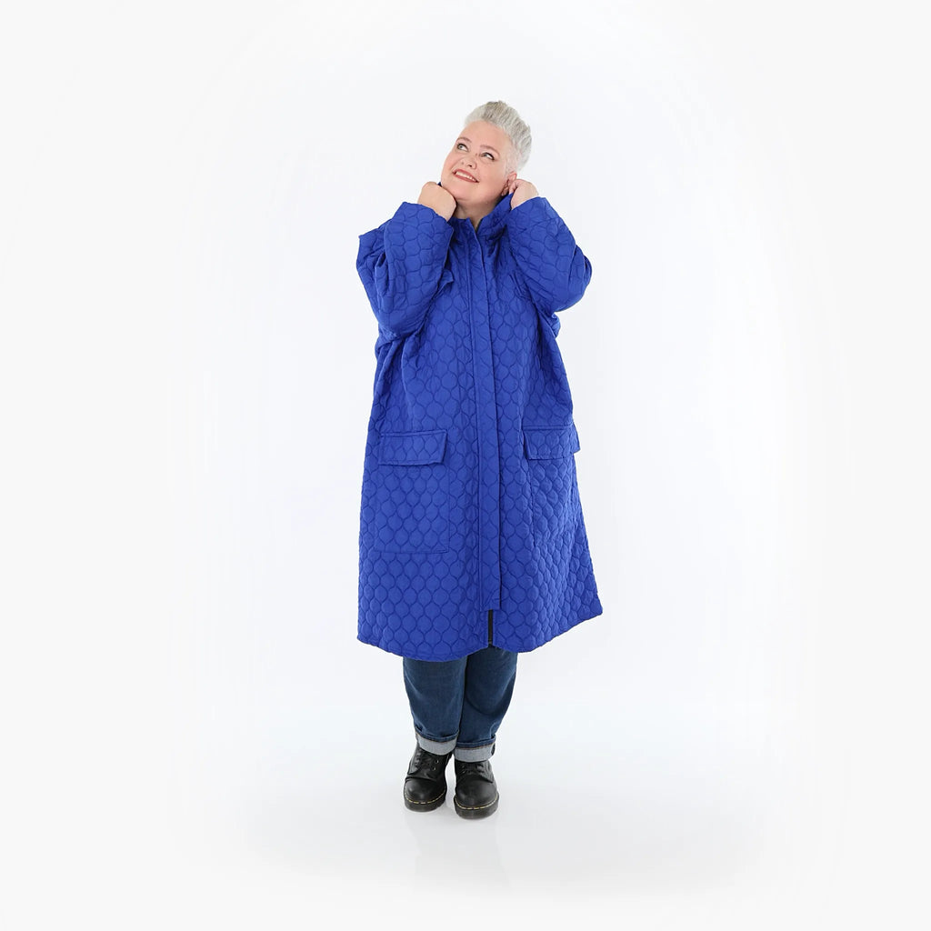 AKH Fashion 7044 coat, royal blue