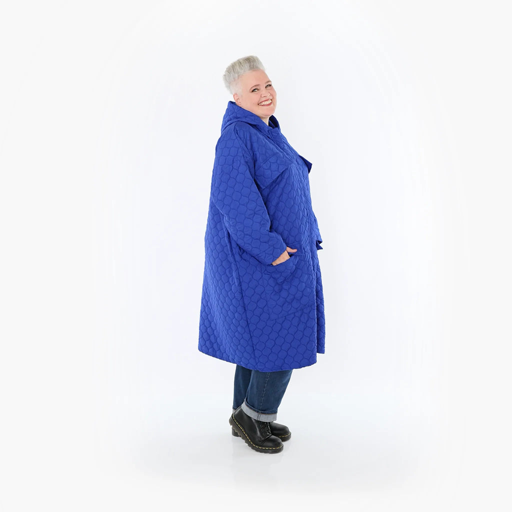 AKH Fashion 7044 coat, royal blue