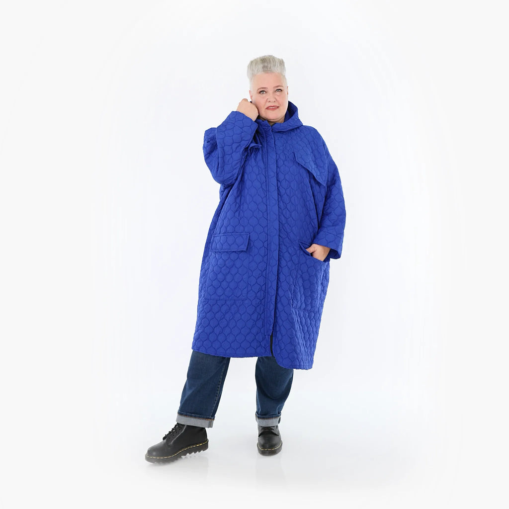 AKH Fashion 7044 coat, royal blue