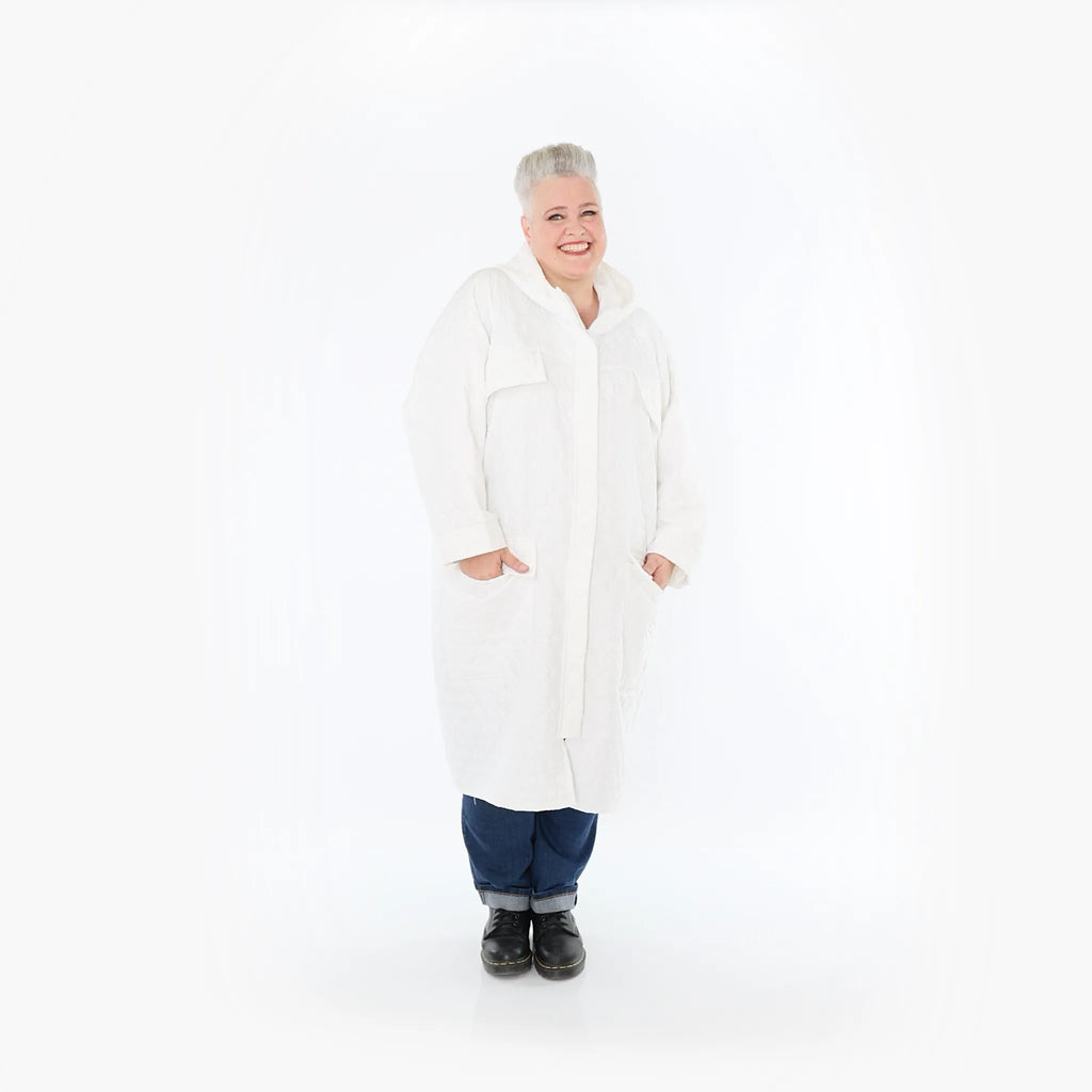 AKH Fashion Mantel 7044 Cloudy, Weiß