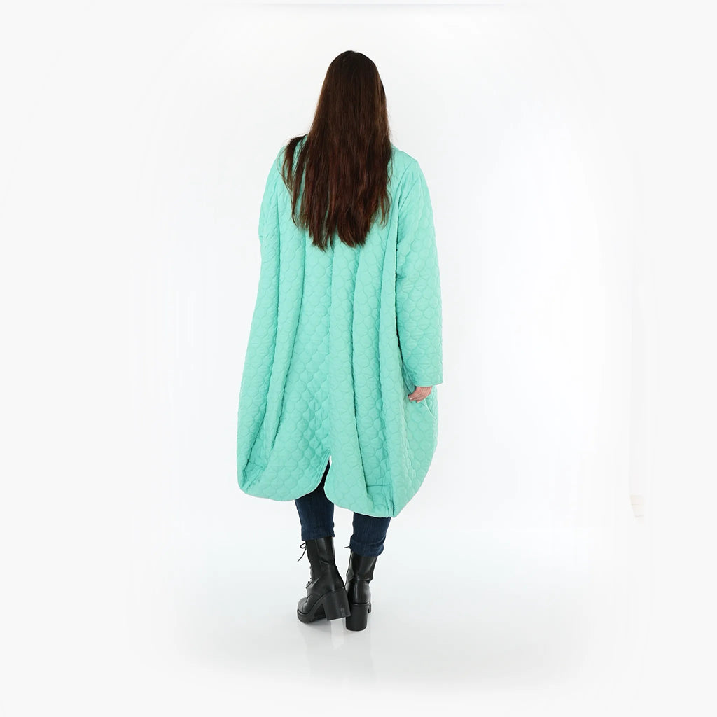 AKH Fashion 1424 Coat, Mint Green