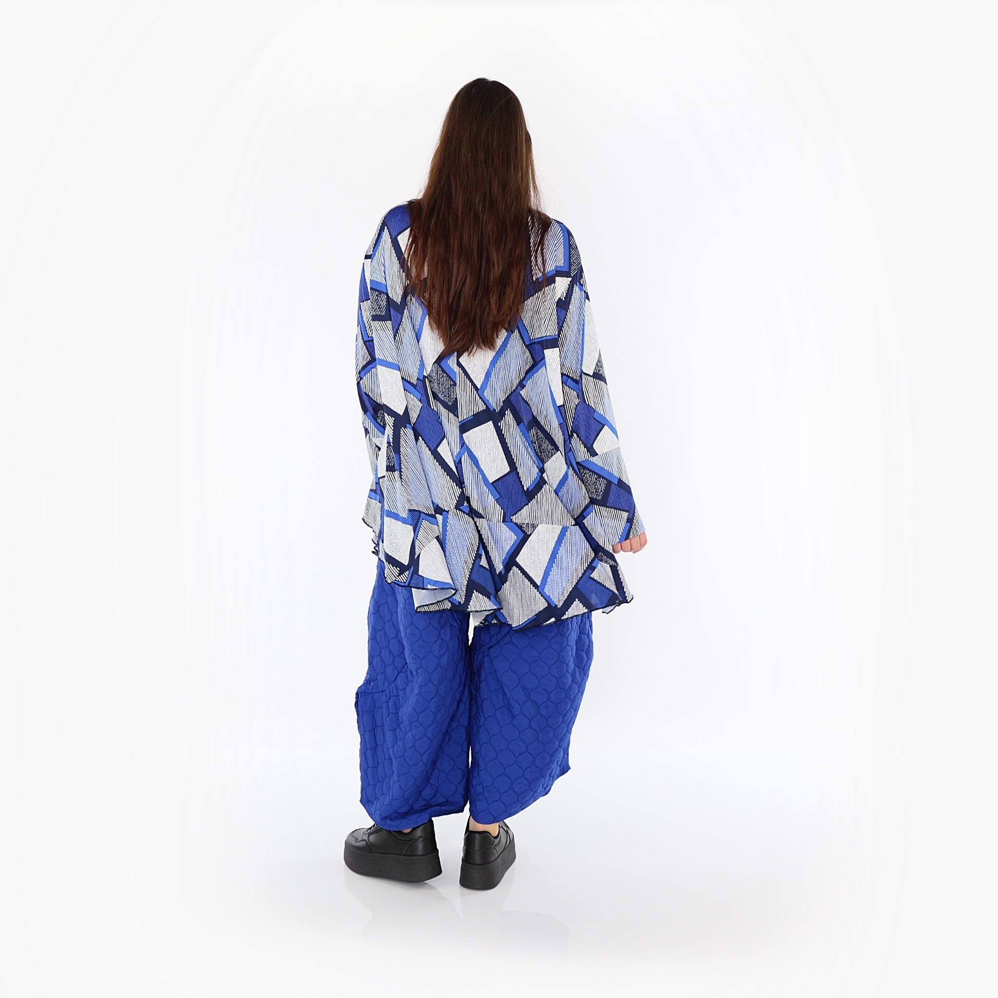 AKH Fashion Hose 6631 Cloudy, Royalblau
