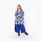 AKH Fashion Hose 6631 Cloudy, Royalblau