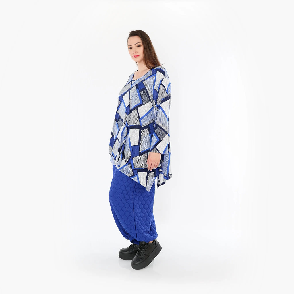 AKH Fashion Hose 8067 Cloudy, Royalblau