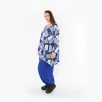 AKH Fashion Hose 8067 Cloudy, Royalblau