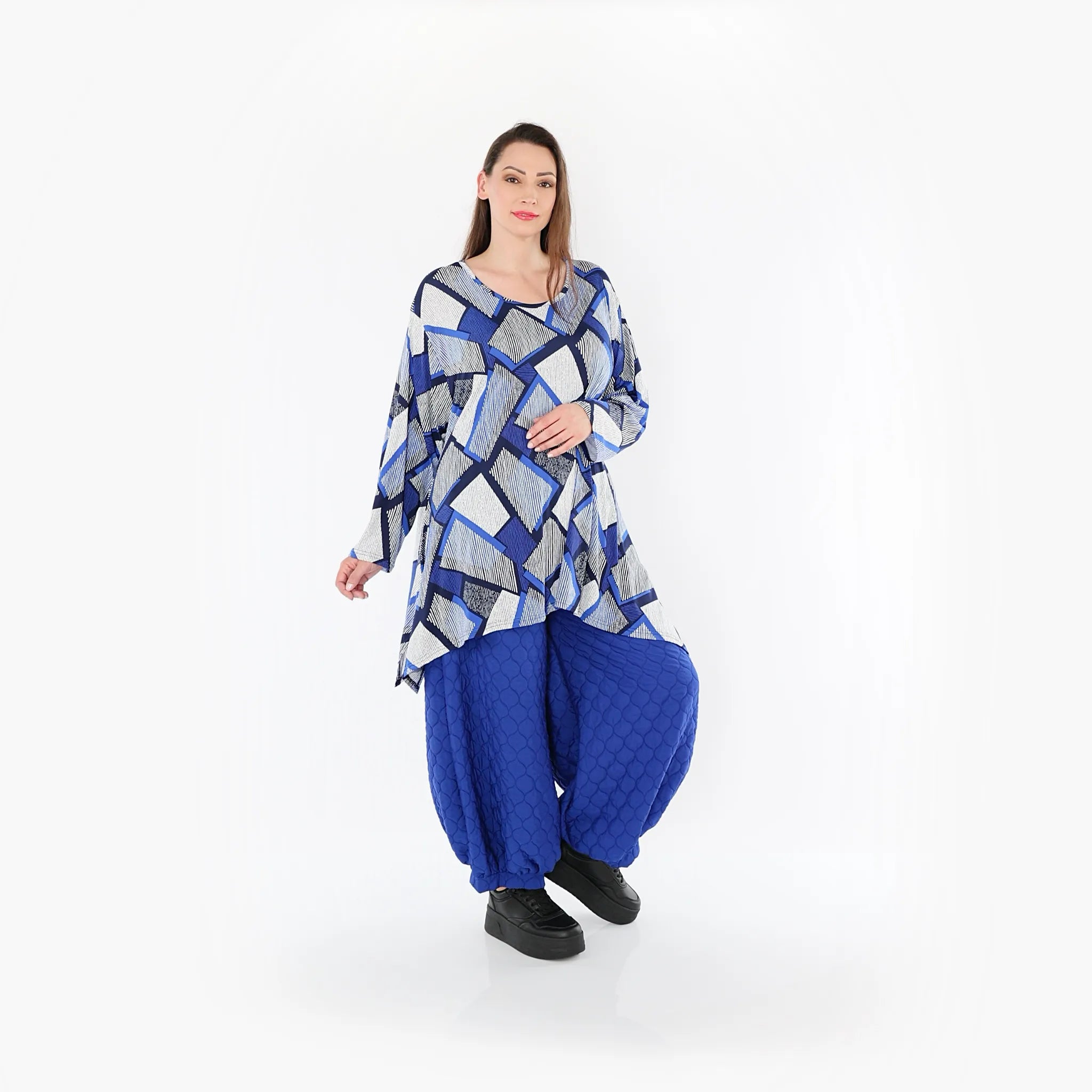 AKH Fashion Hose 8067 Cloudy, Royalblau